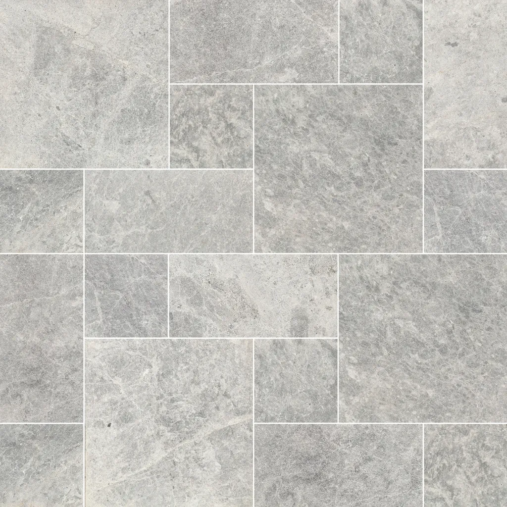 Tundra Gray Marble Leathered