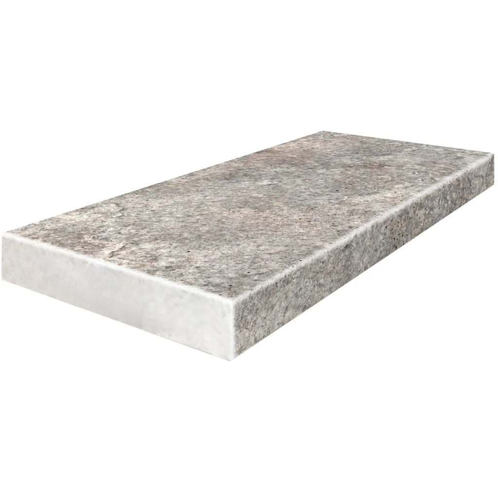 Silver Travertine Tumbled 