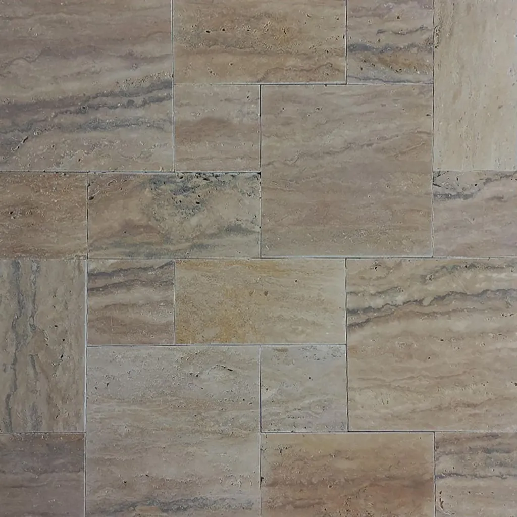 Oxford Travertine Tumbled - Vein Cut